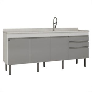 GABINETE LOCATT 1,94MT ESMERALDA BRANCO/COBALTO 962.194.051