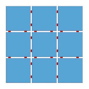 REVESTIMENTO CERAL 10X10 TELADO AZUL CAPRI 1870535