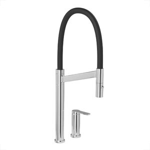 MISTURADOR MONOCOMANDO PARA COZINHA MESA DECA COLORE 2289.C.PT CROMADO/PRETO