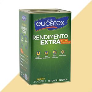 TINTA LATEX EUCATEX RENDIMENTO EXTRA MARFIM 18L