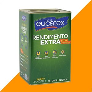 TINTA LATEX EUCATEX RENDIMENTO EXTRA CENOURA 18L