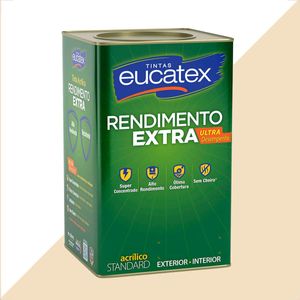 TINTA LATEX EUCATEX RENDIMENTO EXTRA AREIA 18L