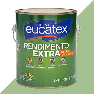 TINTA LATEX EUCATEX RENDIMENTO EXTRA VERDE KIWI 3600ML