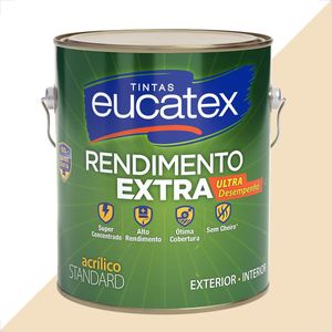 TINTA LATEX EUCATEX RENDIMENTO EXTRA AREIA 3600ML