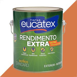 TINTA LATEX EUCATEX RENDIMENTO EXTRA PAVE DE CHOCOLATE 3600ML