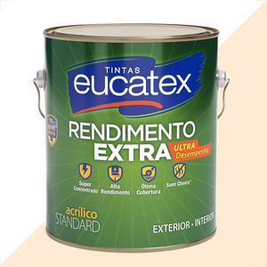 TINTA LATEX EUCATEX RENDIMENTO EXTRA PEROLA 3600ML