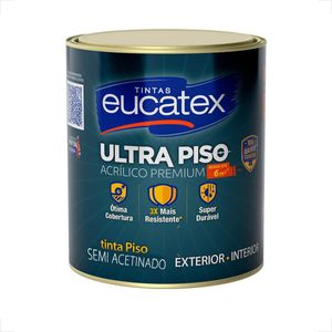 TINTA EUCATEX ULTRA PISO 900ML BRANCO ACRILICO PREMIUM