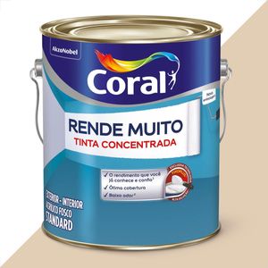 TINTA LATEX CORAL RENDE MUITO 3600ML AREIA