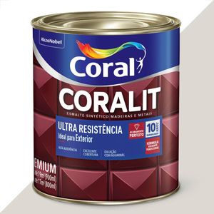 TINTA ESMALTE SINTETICO CORALIT 900ML BRANCO GELO ULTRA RESISTENTE