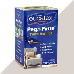 TINTA LATEX EUCATEX PEG PINTE ACRILICO BRANCO GELO 18L