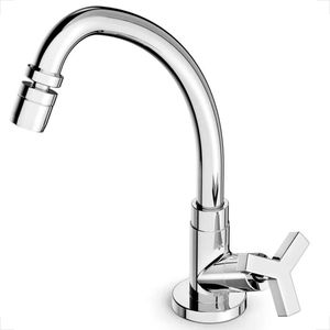 TORNEIRA CELITE COZINHA MESA UP BICA MOVEL CROMADA COM AREJADOR B5011CLCRB