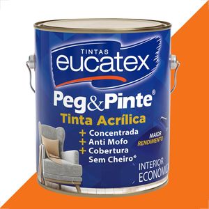 TINTA LATEX EUCATEX PEG PINTE ACRILICO MEXERICA 3600ML
