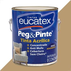 TINTA LATEX EUCATEX PEG PINTE ACRILICO CAMURCA IMPERIAL 3600ML
