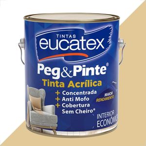 TINTA LATEX EUCATEX PEG PINTE ACRILICO PALHA SERTAO 3600ML