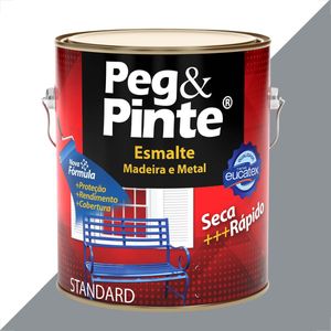 TINTA ESMALTE SINTETICO EUCATEX 3600ML ALUMINIO BRILHANTE PEG PINTE