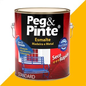 TINTA ESMALTE SINTETICO EUCATEX 3600ML AMARELO BRILHANTE PEG PINTE