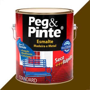 TINTA ESMALTE SINTETICO EUCATEX 3600ML MARROM BRILHANTE PEG PINTE