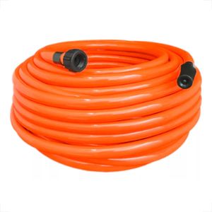 MANGUEIRA PARA JARDIM DE SILICONE 1/2 X 15 METROS LARANJA