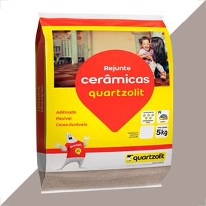 REJUNTE QUARTZOLIT 5KG CINZA OUTONO FLEXIVEL