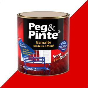 TINTA ESMALTE SINTETICO EUCATEX 900ML VERMELHO BRILHANTE PEG PINTE