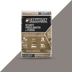 REJUNTE CERAMFIX PORCELANATOS E PEDRAS 1KG GRAFITE
