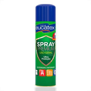 TINTA SPRAY PREMIUM MULTI USO EUCATEX BRANCO BRILHANTE 400ML