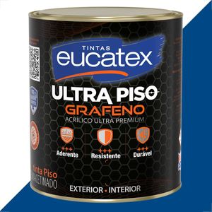 TINTA EUCATEX ULTRA PISO 900ML GRAFENO AZUL ACRILICO PREMIUM