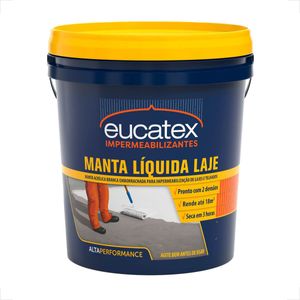 MANTA LIQUIDA IMPERMEABILIZANTE PARA LAJES EUCATEX BRANCA 18KG
