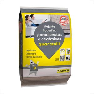REJUNTE QUARTZOLIT 1KG PORCELANATO BRANCO