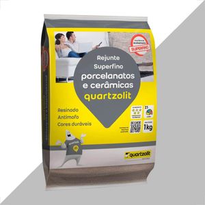 REJUNTE QUARTZOLIT 1KG PORCELANATO CINZA URBANO