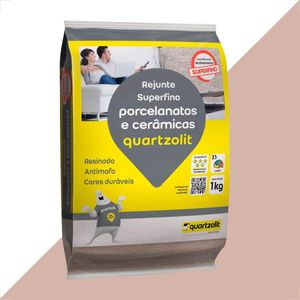 REJUNTE QUARTZOLIT 1KG PORCELANATO MARROM TABACO