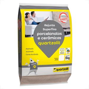 REJUNTE QUARTZOLIT 5KG PORCELANATO BRANCO
