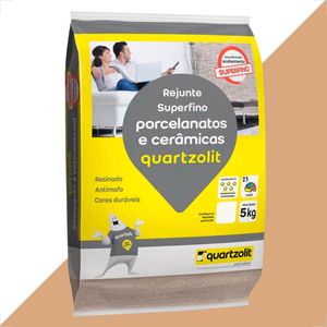 REJUNTE QUARTZOLIT 5KG PORCELANATO CARAMELO