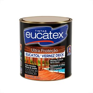 VERNIZ EUCATOL DECK EUCATEX INCOLOR 900ML BASE SOLVENTE