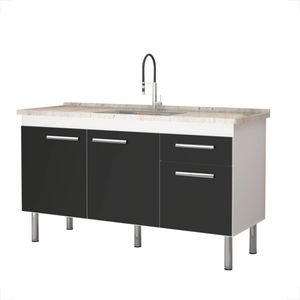 GABINETE FIMAP 1,44MT VITORIA PRETO 1473.09
