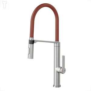 MISTURADOR MONOCOMANDO DOCOL COZINHA DOC INOX ESCOVADO/CORTEN 006957BZ