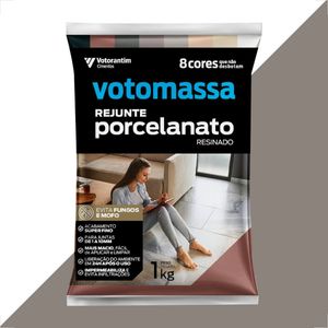 REJUNTE VOTOMASSA PORCELANATO CINZA ESCURO 1 KG