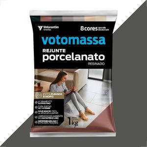REJUNTE VOTOMASSA PORCELANATO GRAFITE 1 KG