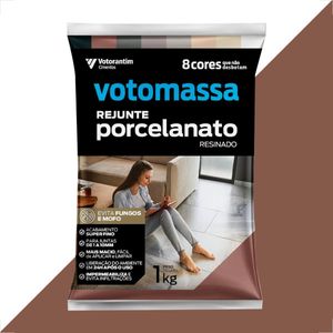 REJUNTE VOTOMASSA PORCELANATO MARROM 1 KG
