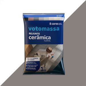 REJUNTE FLEXIVEL VOTOMASSA CINZA ESCURO 1KG
