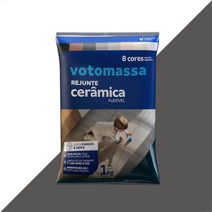 REJUNTE FLEXIVEL VOTOMASSA GRAFITE 1KG