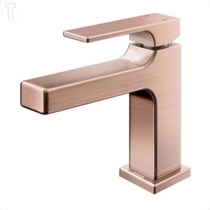 MISTURADOR MONOCOMANDO DOCOL LAVATORIO MESA BICA BAIXA EDGE COBRE ESCOVADO 849669