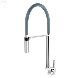 TORNEIRA DOCOL COZINHA BICA ALTA DOC MESA CROMADO/CINZA 738963