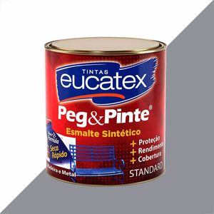 TINTA ESMALTE SINTETICO EUCATEX 900ML ALUMINIO BRILHANTE PEG PINTE