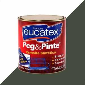 TINTA ESMALTE SINTETICO EUCATEX 900ML CINZA ESCURO BRILHANTE PEG PINTE