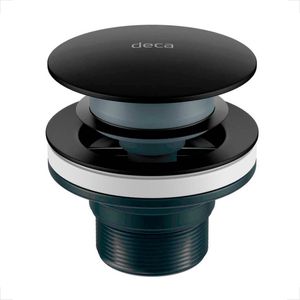 VALVULA LAVATORIO DECA LUXO 1601.BL.CLI.MT BLACK MATTE