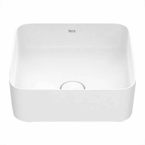 CUBA ROCA DE APOIO INSPIRA SQUARE BLANCO MATE 370X370 VALVULA 7/8 A32753262B