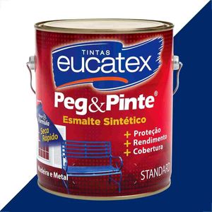 TINTA ESMALTE SINTETICO EUCATEX 3600ML AZUL DEL REY BRILHANTE PEG PINTE