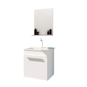 GABINETE PARA BANHEIRO FIMAP 045 HIT CONJUNTO BRANCO