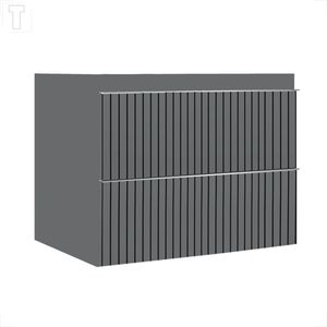 TOUCADOR BUMI RIPY 80 S/ LAVATORIO CINZA 3902503
